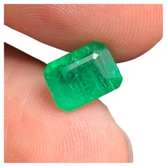 Certified 2.56 Carat Natural Loose Emerald Gemstone From Panjshir, Afghanistan