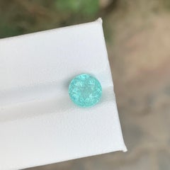 Certified 2.60 Carat Natural Loose Paraiba Tourmaline Gemstone From Mozambique