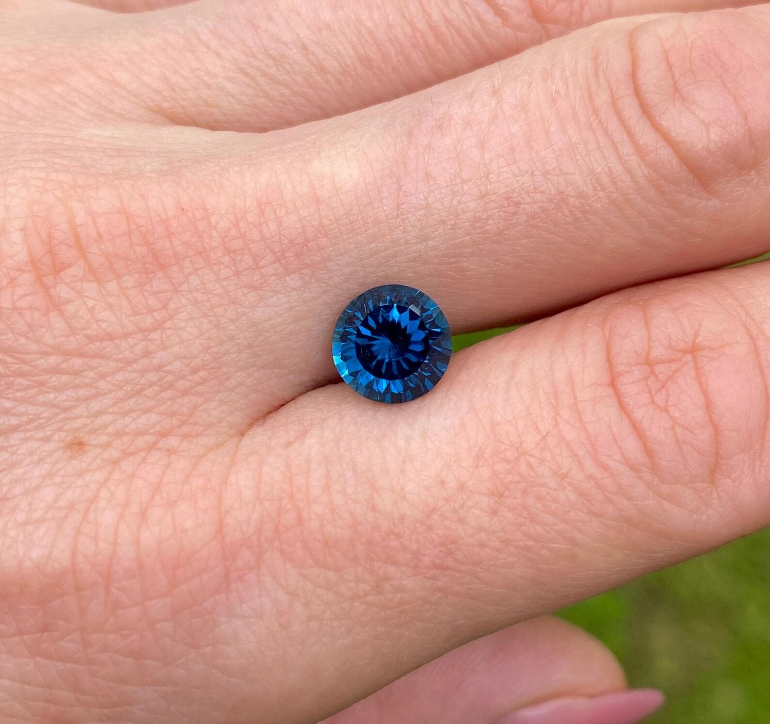 Natural Indicolite  Tourmaline Loose gemstone from Nigeria

Laboratory certified
Gemstone Color: blue
Gemstone Type: Tourmaline Indicolite
Gemstone size: 8.34x8.44x5.97mm
Cut Grade: Very Good
Clarity/Grade: VS
Gemstone Shape: Round cut
Gemstone