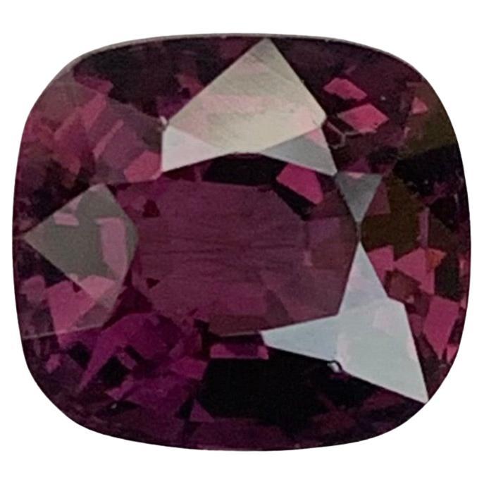 Certified 2.92 Carat Natural Loose Purple Spinel Gemstone From Tanzania