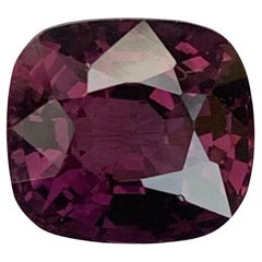 Certified 2.92 Carat Natural Loose Purple Spinel Gemstone From Tanzania