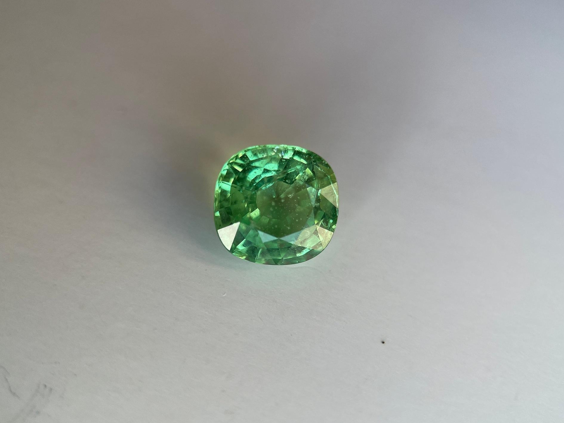 Granate Tsavorita Certificado de 3,03Ct en Nuevo estado para la venta en Singapore, SG