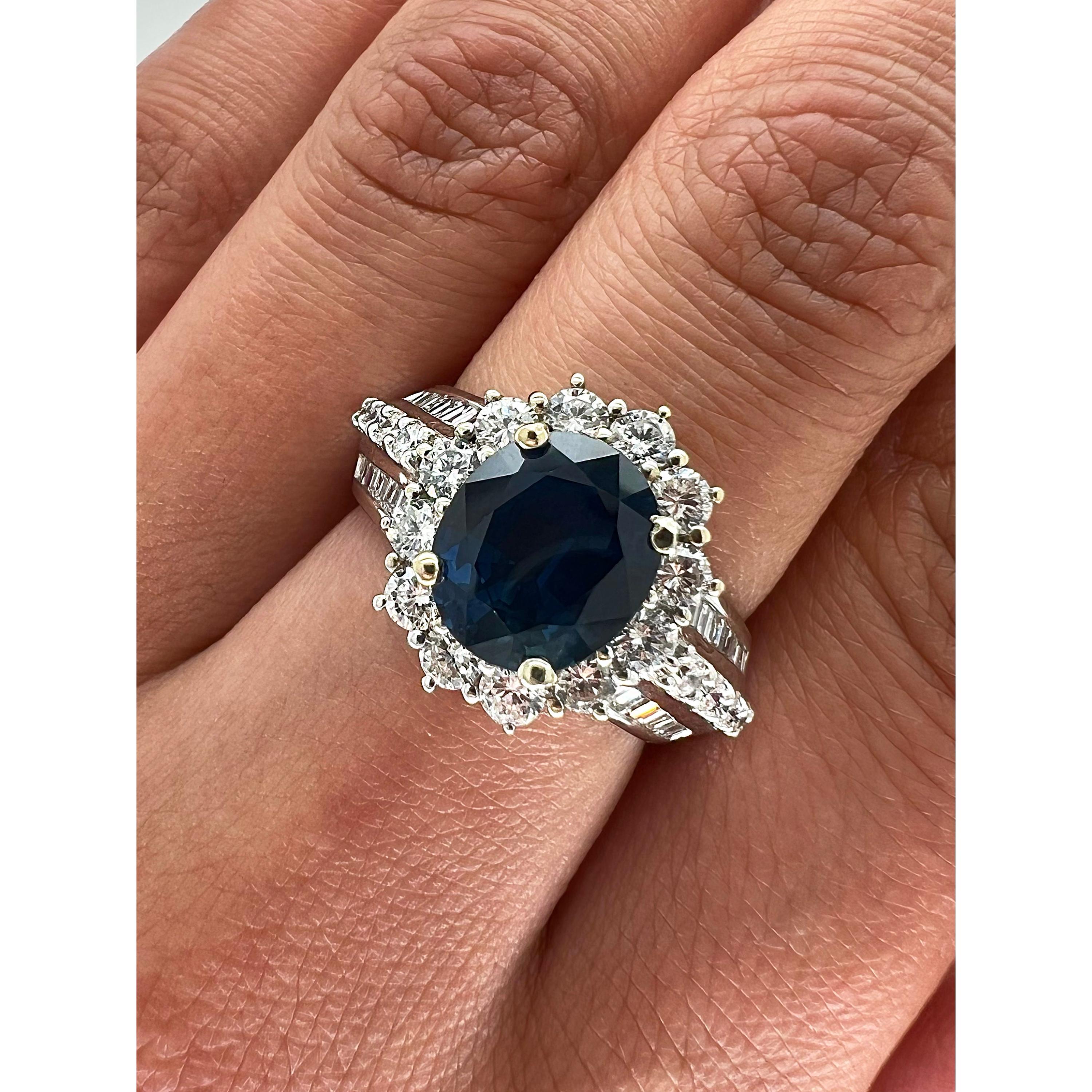 Certified 3.05 Carat Halo Blue Sapphire & 1.3 CT Diamond Antique Engagement Ring

A stunning ring featuring IGI/GIA Certified 3.05 Carat Natural Sapphire and 1.35 Carat of Diamond Accents (Baguette Cut & Round Cut) set in 18K Solid Gold.

Symbols of