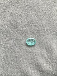 Certified 3.10 Carats Paraiba Tourmaline Oval Cut Stone for Fine Jewelry
