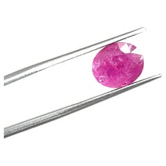 Zertifiziert 3.21 Karat Mosambik Rubin Oval Facettenschliff Stein keine Hitze natürlichen Edelstein