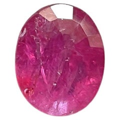 Certified 3.25 Carats Mozambique Ruby Oval Faceted Cut stone No Heat Natural Gem Certified 3.25 Carats Mozambique Ruby Oval Faceted Cut stone No Heat Natural Gem