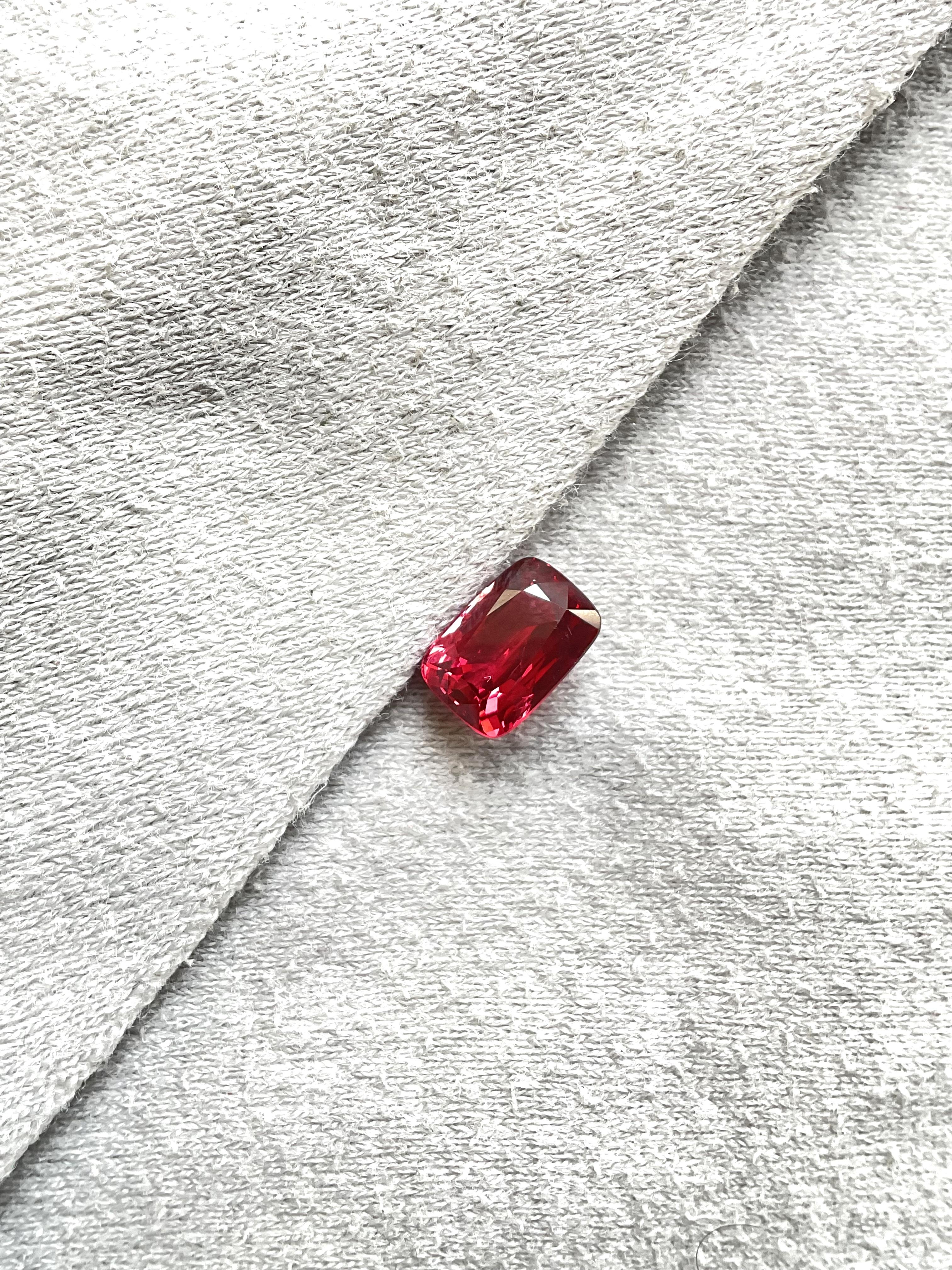 red spinel stone