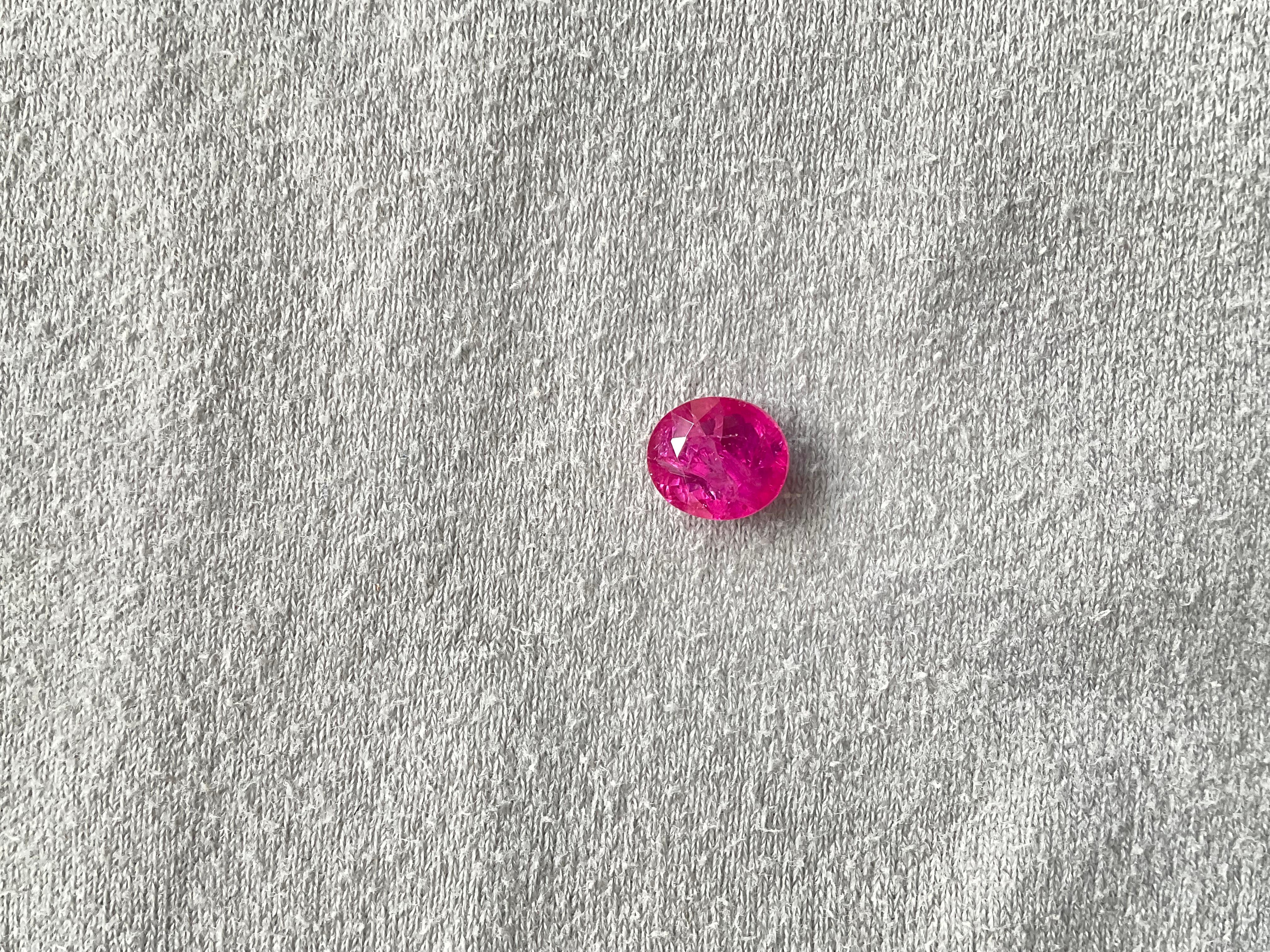 As we are auction partners at Gemfields, we have sourced these rubies from winning auctions and had cut them in our in house manufacturing responsibly.

Weight: 3.30 Carats
Size: 9.5x8x4 MM
Pieces: 1
Shape: Faceted Oval cut stone