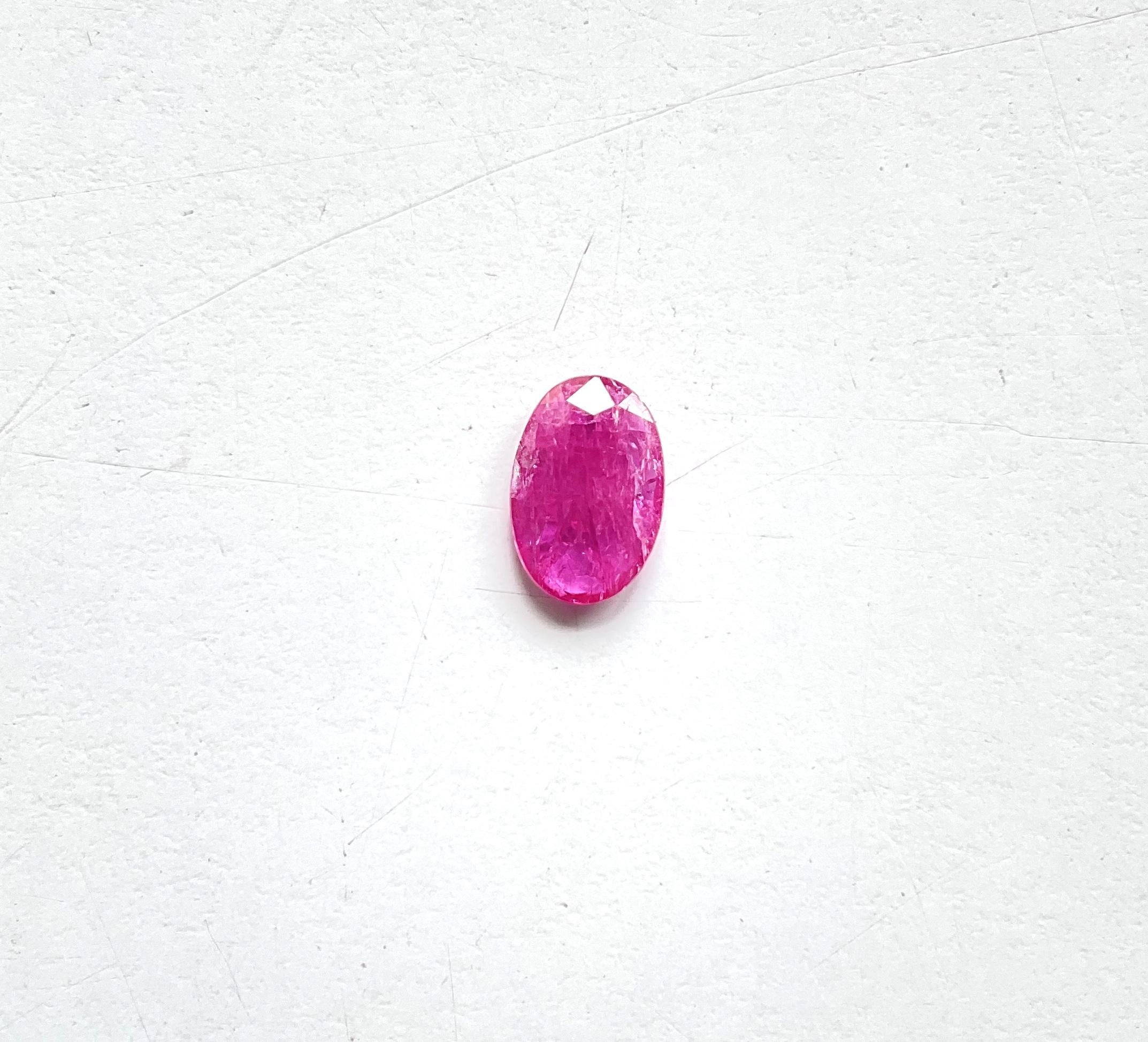 Certified 3.40 Carats Mozambique Ruby Oval Faceted Cut stone No Heat Natural Gem

Gemstone - Ruby
Weight: 3.40 Carats
Size: 11.55x8.64x3.07 MM
Pieces: 1
Shape: Faceted Oval cut stone