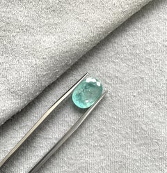 Certified 3.47 Carats Paraiba Tourmaline Oval Cut Stone for Fine Jewelry