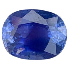 Certified 3.55 Carat Natural Loose Sapphire Cushion Mixed Shape