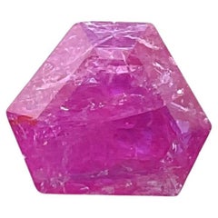 Certified 3.72 Carats Mozambique Ruby Fancy Faceted Cutstone No Heat Natural Gem