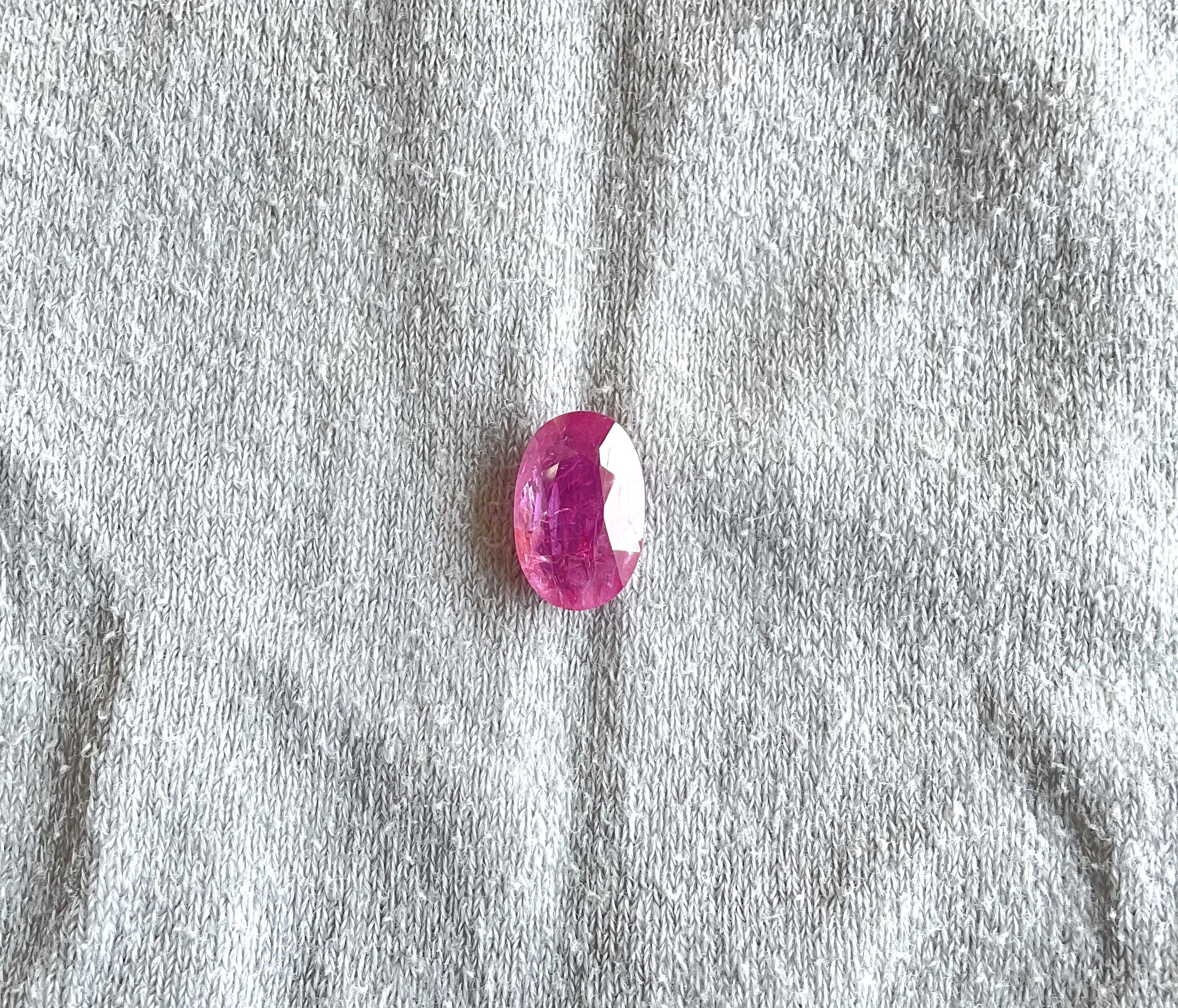 Certified 3.76 Carats Mozambique Ruby Oval Faceted Cut stone No Heat Natural

Weight: 3.76 Carats
Size: 11x7x4.5 MM
Pieces: 1
Shape: Faceted Oval cut stone