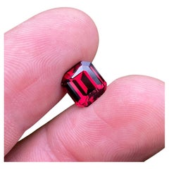 Certified 3.81 Ct. Natural Rhodolite Garnet loose gemstone, Octagon cut