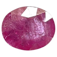 Certified 3.85 Carats Mozambique Ruby Oval Faceted Cut stone No Heat Natural Gem Certified 3.85 Carats Mozambique Ruby Oval Faceted Cut stone No Heat Natural Gem