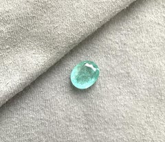 Certified 4.11 Carats Blue Paraiba Tourmaline Oval Cut Stone for Fine Jewelry