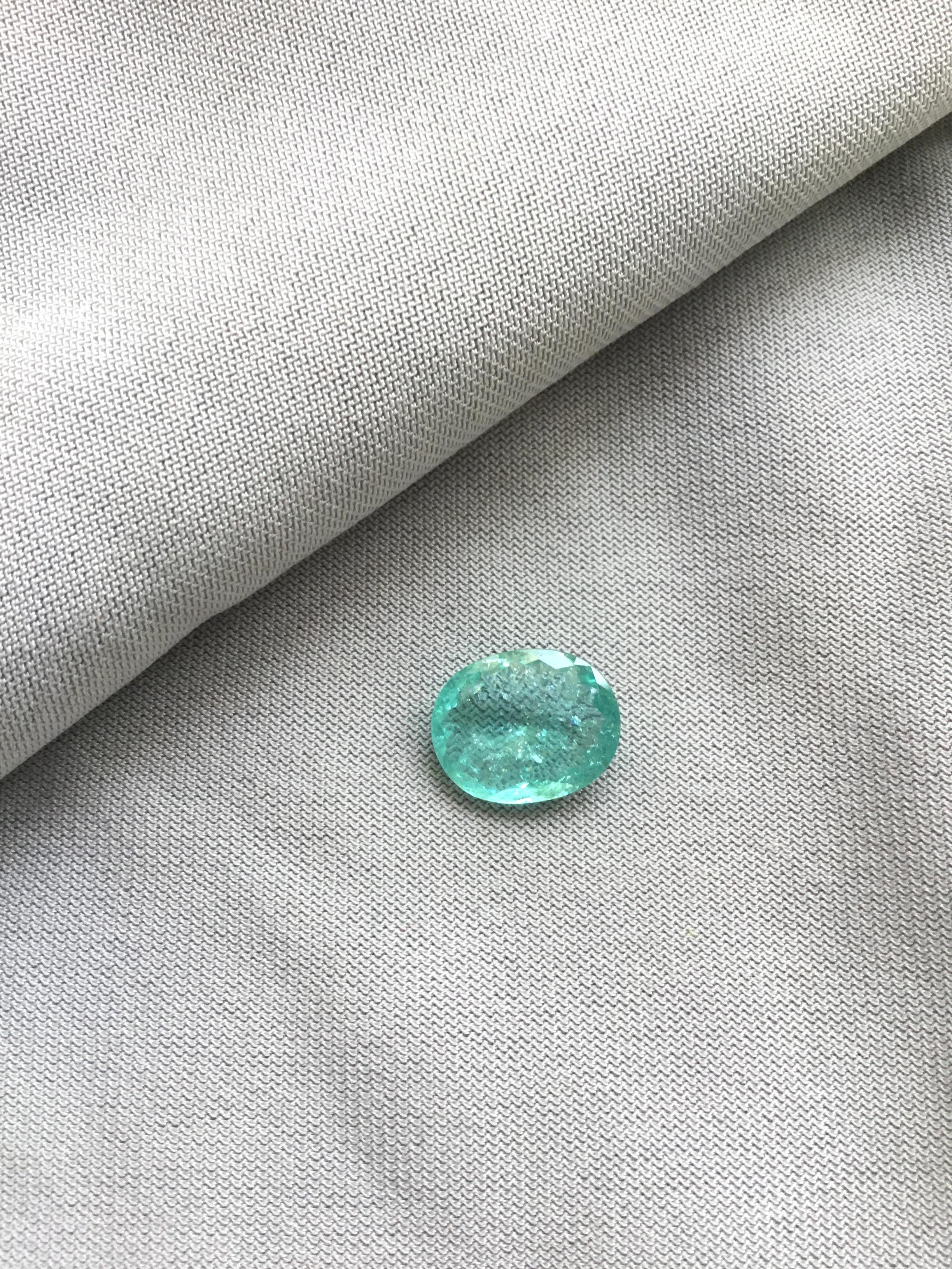 Certified 4.11 Carats Paraiba Tourmaline Oval Cut Stone for Fine Jewellery In New Condition For Sale In Jaipur, RJ