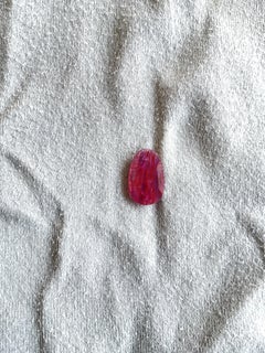 Certified 4.12 Carats Mozambique Ruby Oval Faceted Cut stone No Heat Natural