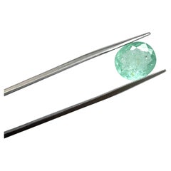 Certified 4.19 Carats Green Paraiba Tourmaline Oval Cut Stone for Fine Jewelry