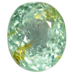 Certified 4.48 Ct Neon Green Paraiba Tourmaline Oval Cut Natural Loose Gemstone