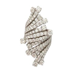 zertifizierter 5 Karat Diamant-Ring aus 18 Karat Gold