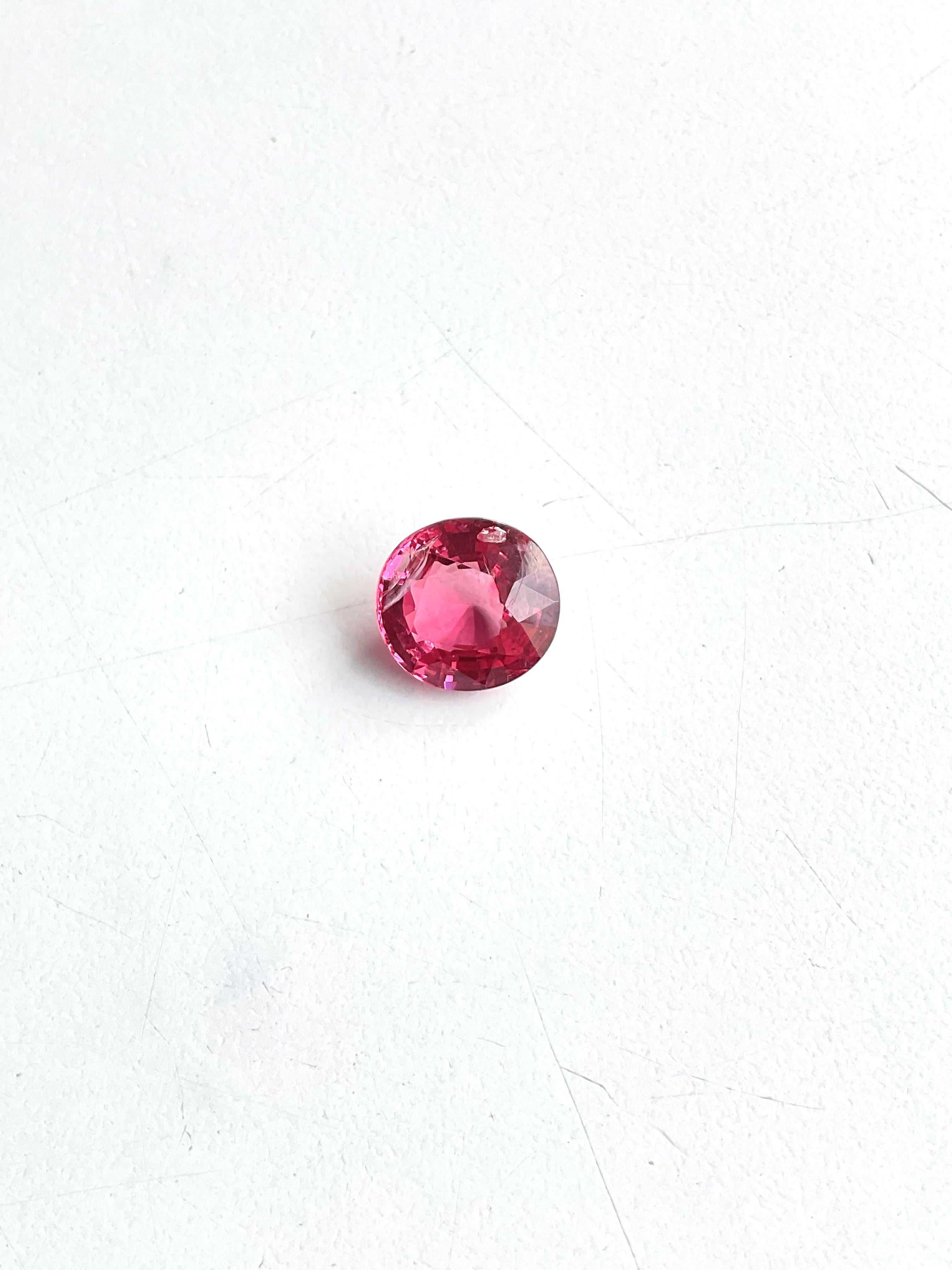 Certified 5.00 Carats Tanzania Pink Spinel Top Quality Cut stone Natural Gems For Sale 6