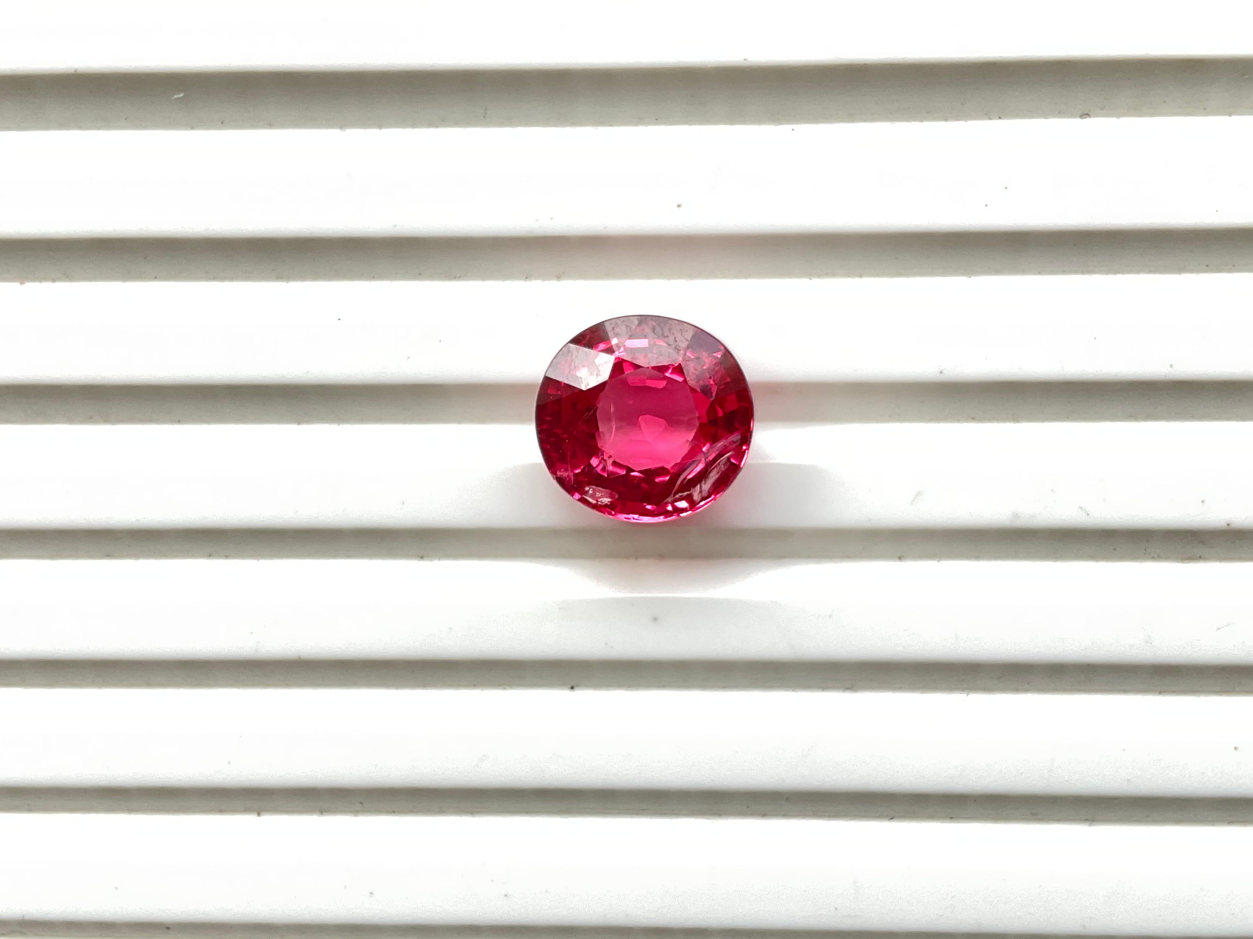 Women's or Men's Certified 5.00 Carats Tanzania Pink Spinel Top Quality Cut stone Natural Gems For Sale
