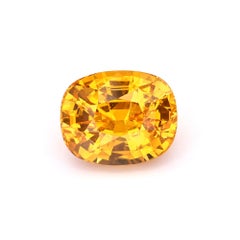 Certified 5.15 ct Natural Yellow Sapphire Ceylon Origin Ring Stone