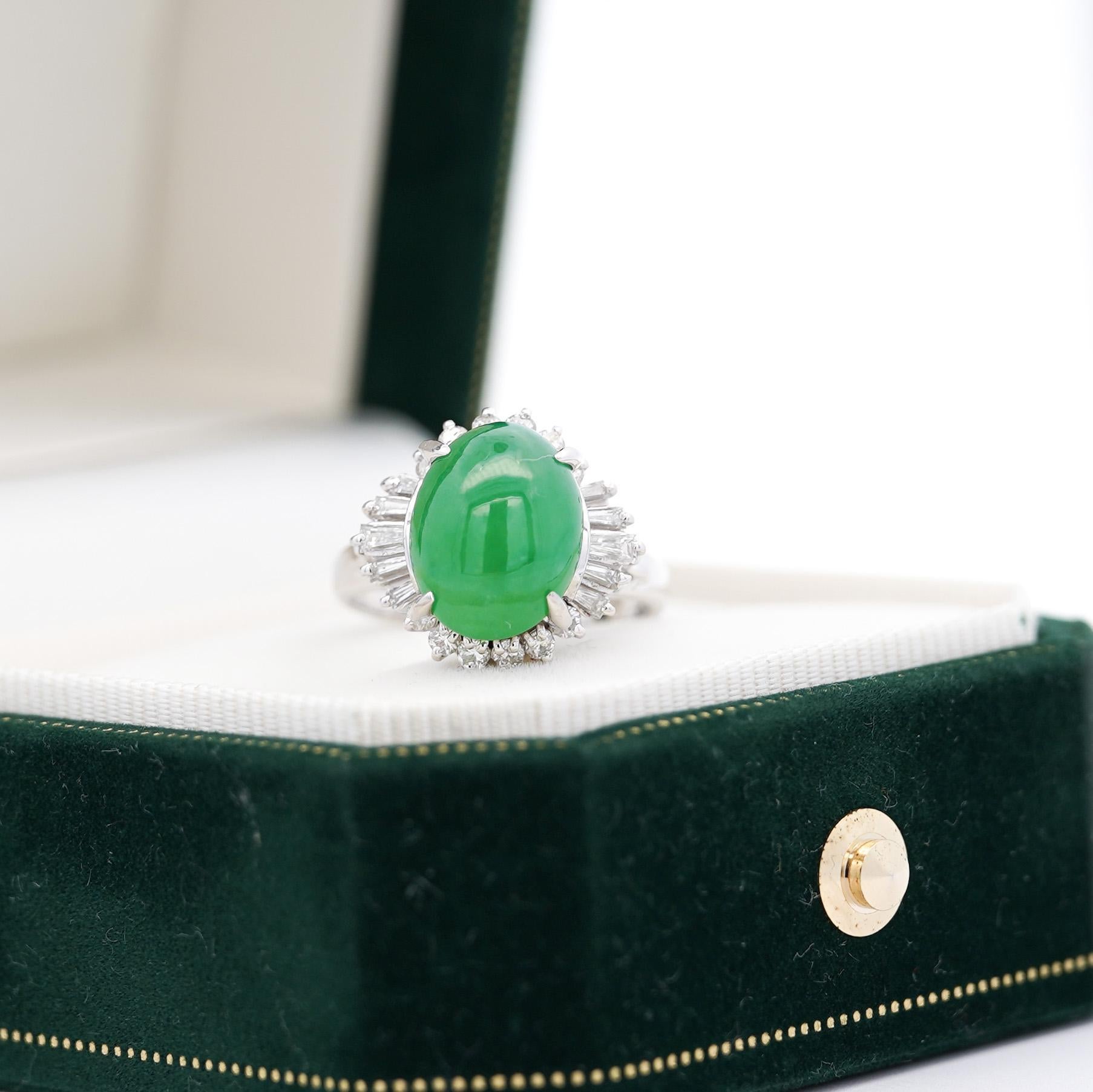 Hong Kong Jade and Stone Laboratory Certified 5.16 Carat 