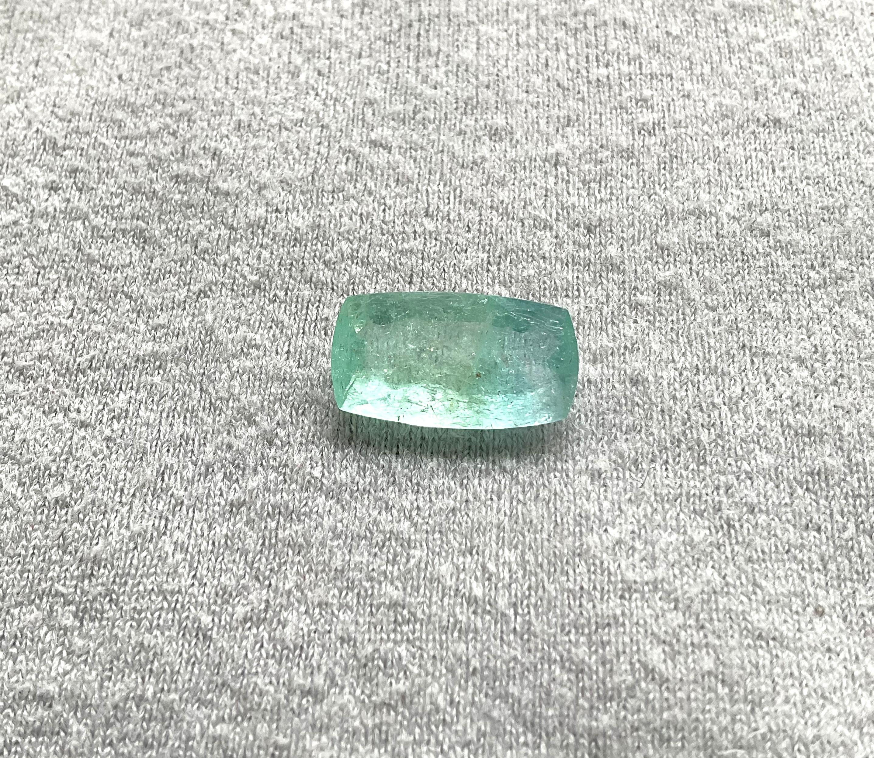 Zertifizierter 5,17 Karat blauer Paraiba-Turmalin im Kissenschliff für Fine Jewelry (Art déco) im Angebot