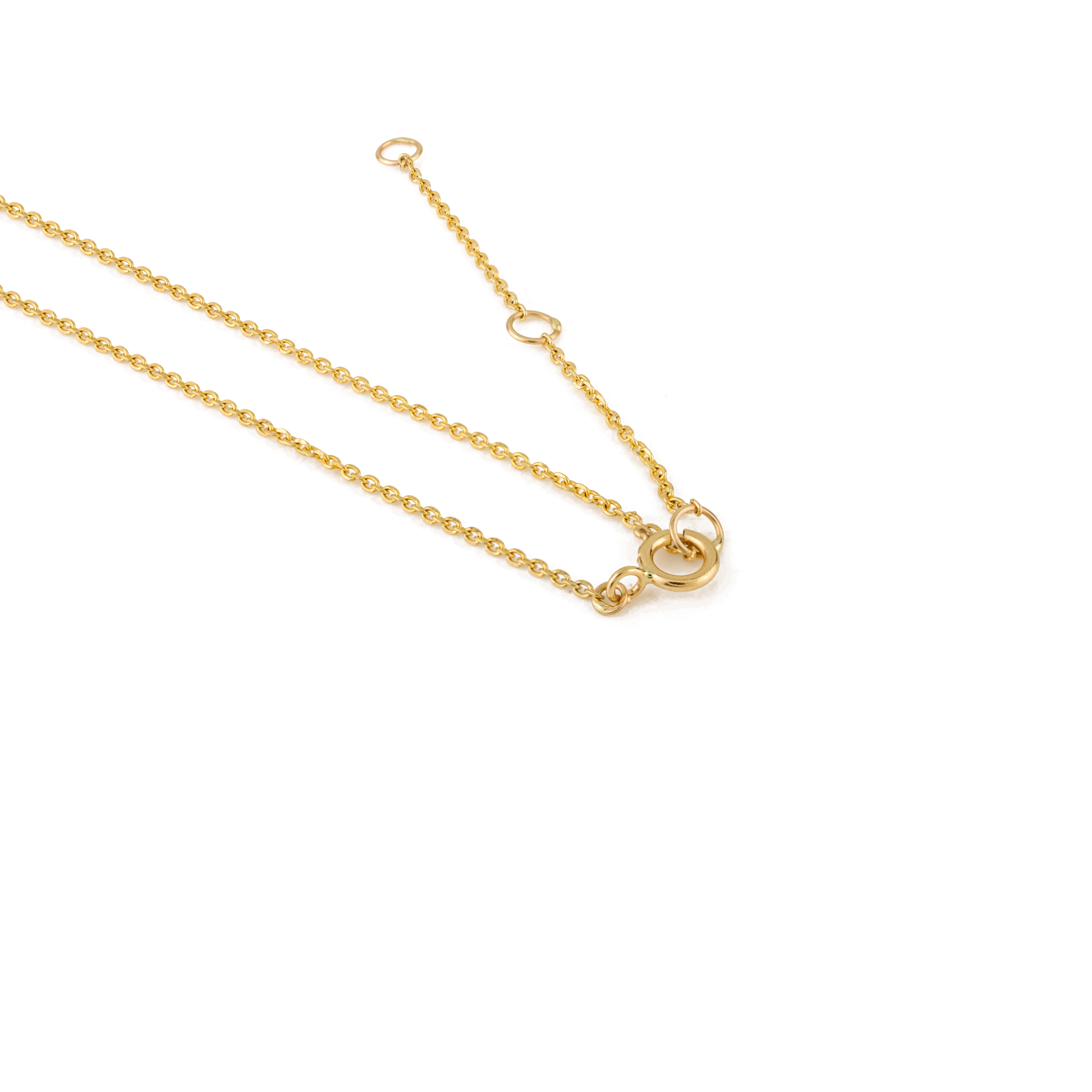 Collar de esmeraldas naturales certificadas de 5,96 ct en oro amarillo de 18 quilates Regalos de Navidad en venta 2