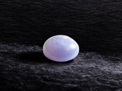 Certified 5.99 cts. Lavender Purple Burmese A-Jadeite Oval Cabochon LS4