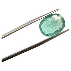 Tormalina Paraiba Blu certificata da 6,15 carati con taglio ovale per gioielli di alta qualità