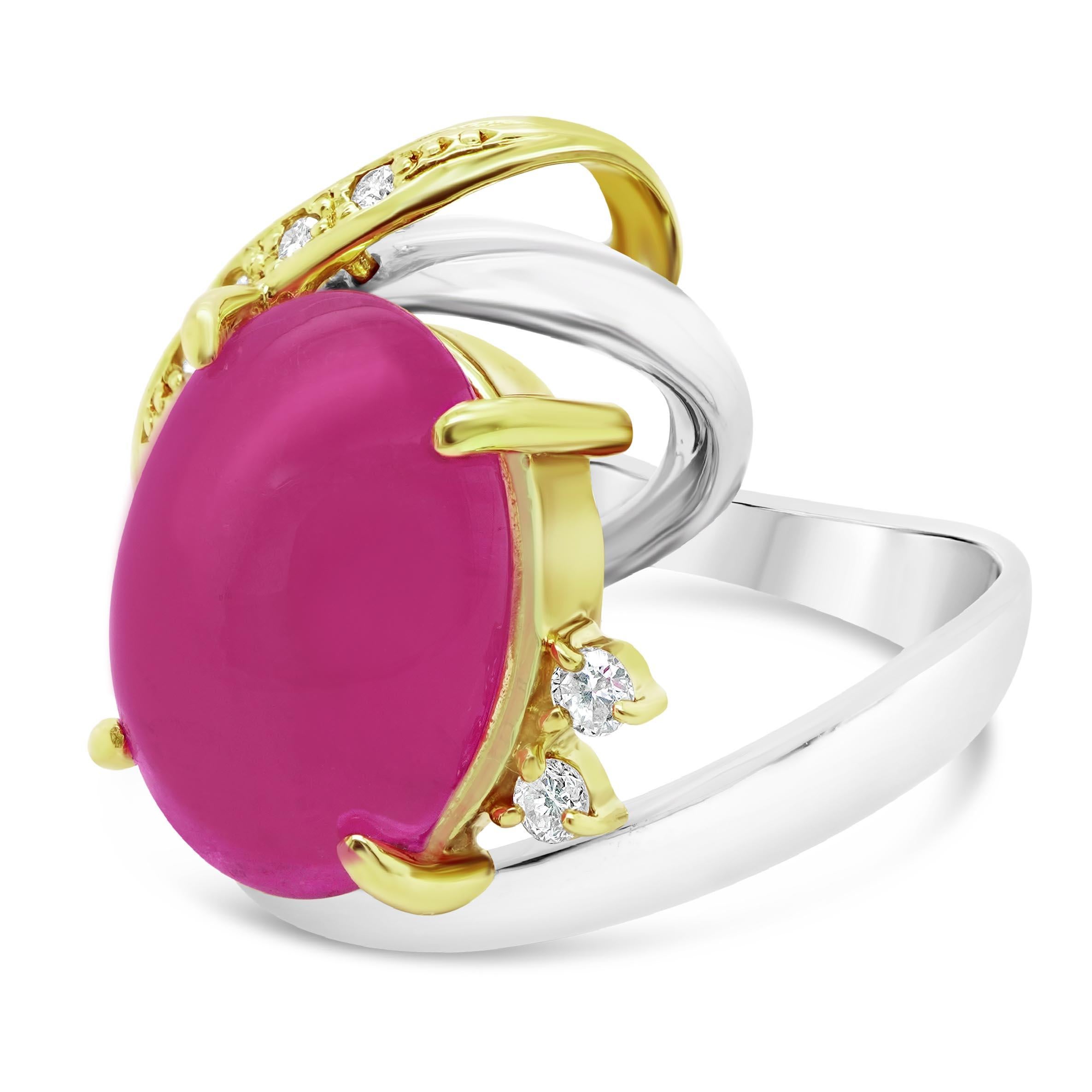 Pink sapphires are made up of the mineral corundum that is colored by trace elements of chromium. This is how they get their beautiful color. If the chromium content is high then you get a deeper red color, which in turn makes the stone a ruby.
The