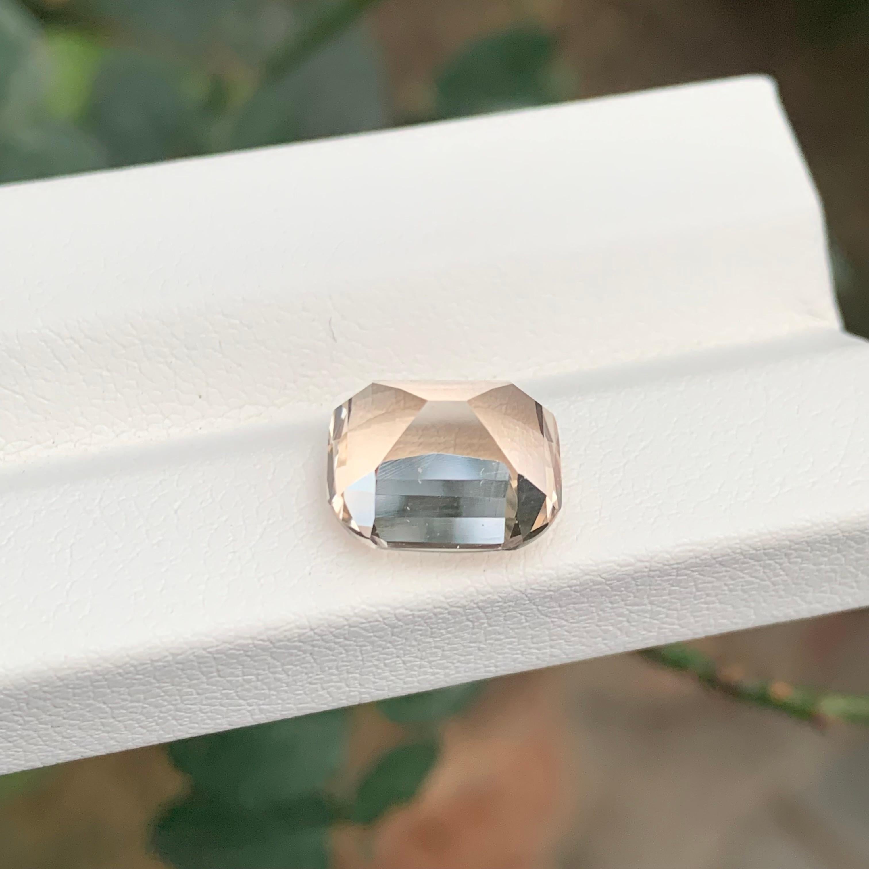 Cushion Cut Certified 6.45 Carat Natural Loose Imperial Topaz Cushion Shape Gem For Sale
