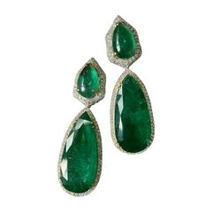 Emerald Drop Earrings