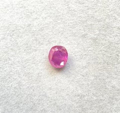 Rubí de Birmania certificado de 6,56 quilates Piedra tallada facetada sin calor Gema natural