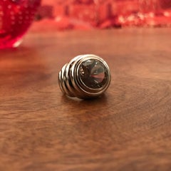 Certified 7.03 Carat Smoky Quartz Cocktail Ring