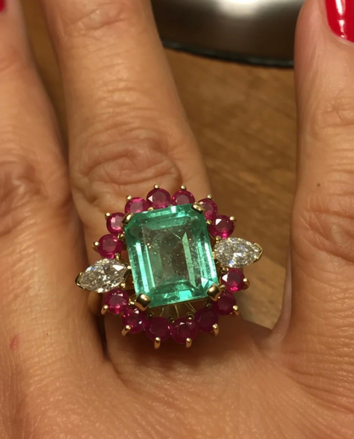 1 carat emerald ring