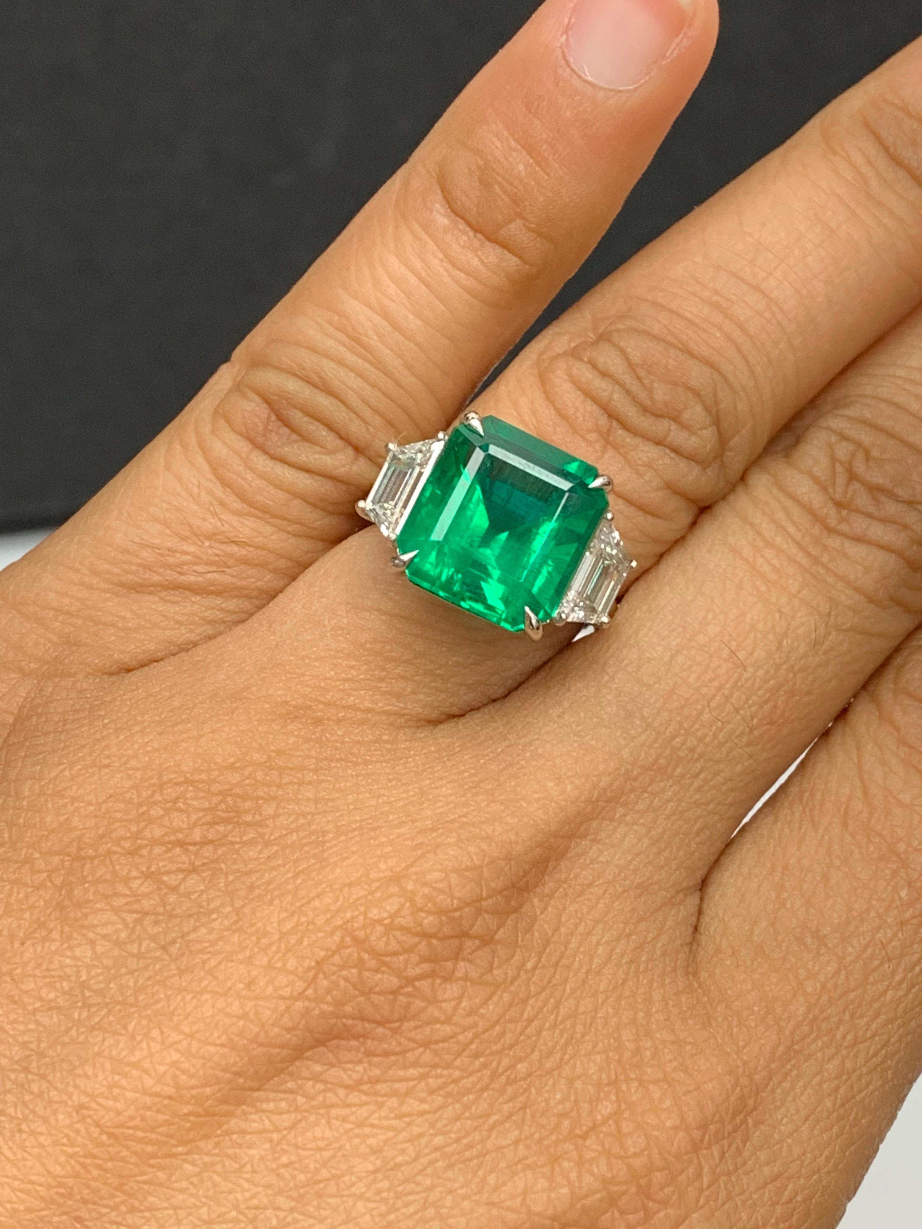 emerald and diamond rings