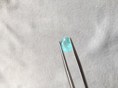 Certified 7.96 Carats Paraiba Tourmaline Oval Cut Stone for Fine Jewellery