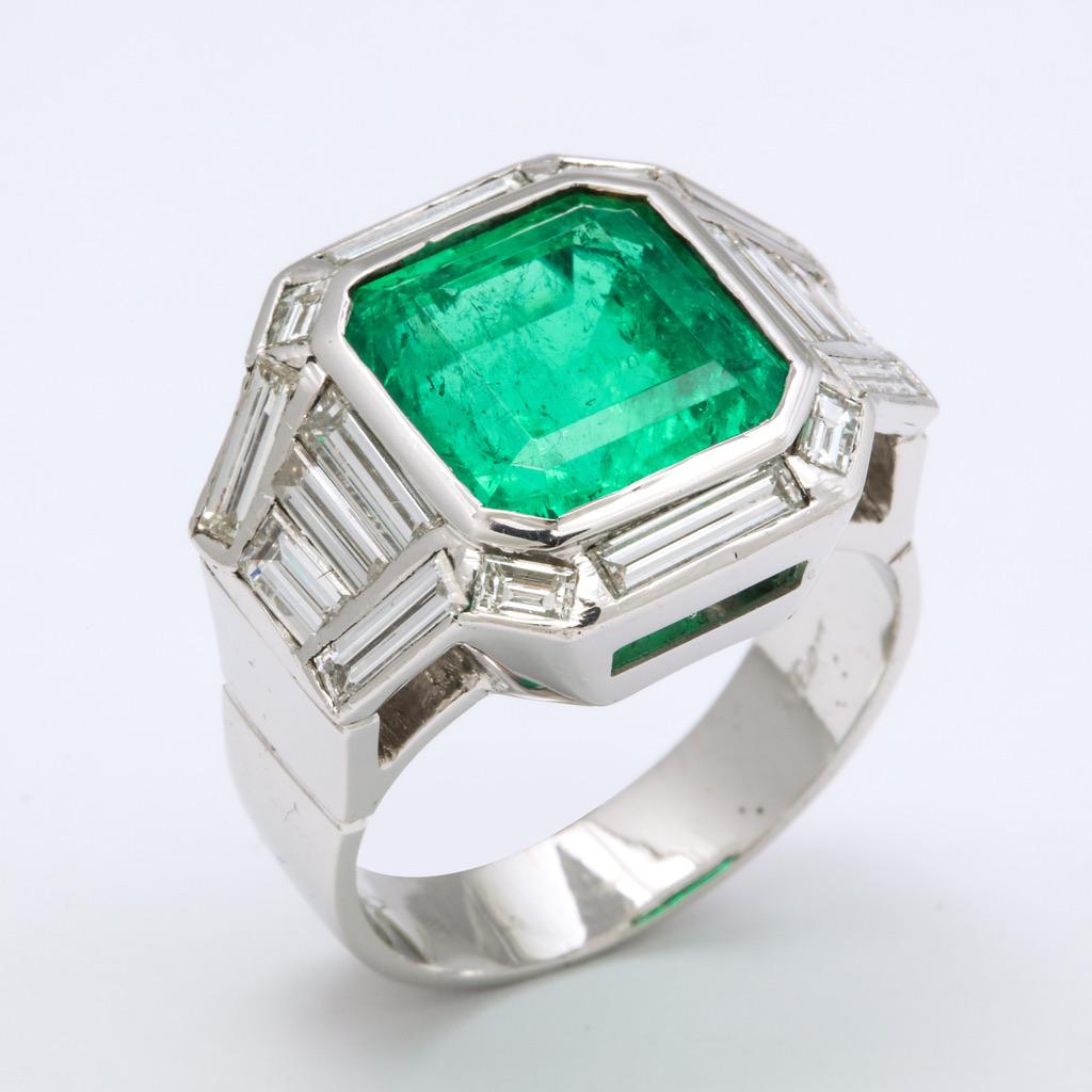 9 carat emerald ring