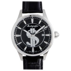 Certified Authentic and Warranty, Montegrappa Cash222, Millimeters Black Dial
