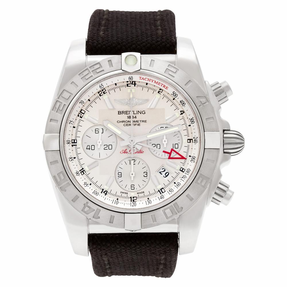 Contemporary Certified Authentic, Breitling Chronomat 6732, White Dial For Sale