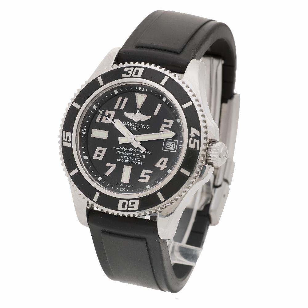 Certified Authentic Breitling Superocean 2964, Silver Dial In Good Condition For Sale In Miami, FL