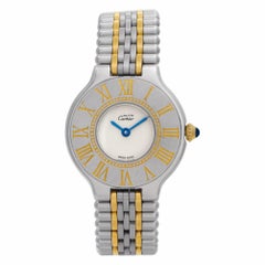 Certified Authentic Cartier Must 211380, Gold Dial