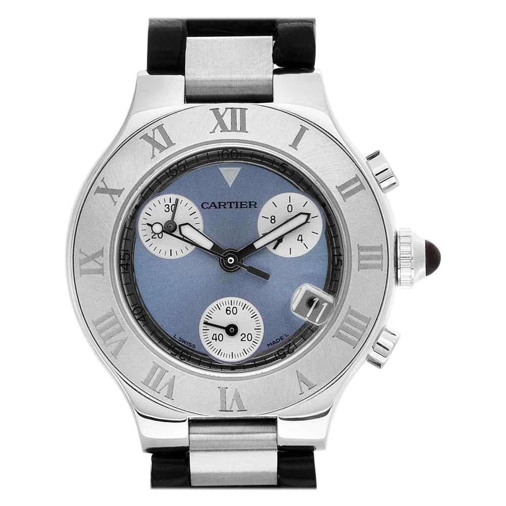 Cartier Auténtico Certificado Must 212940, Esfera beige en venta