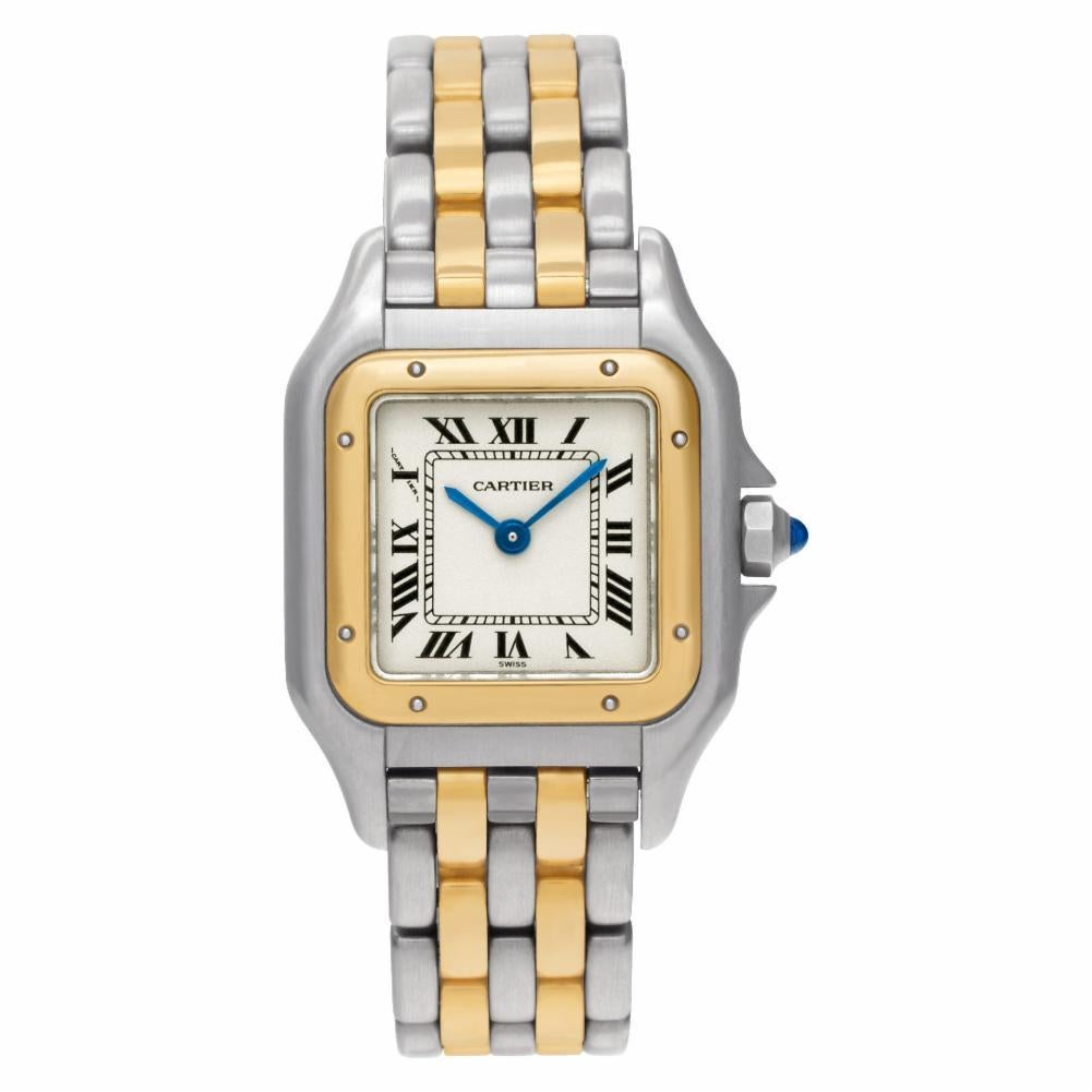 Cartier Panthere de Cartier Reference #:W25028B6. Ladies Cartier Panthere in 18k & stainless steel. Quartz. With papers. Ref W25028B. Circa 1990's. Fine Pre-owned Cartier Watch. Certified preowned Classic Cartier Panthere W25028B watch is made out