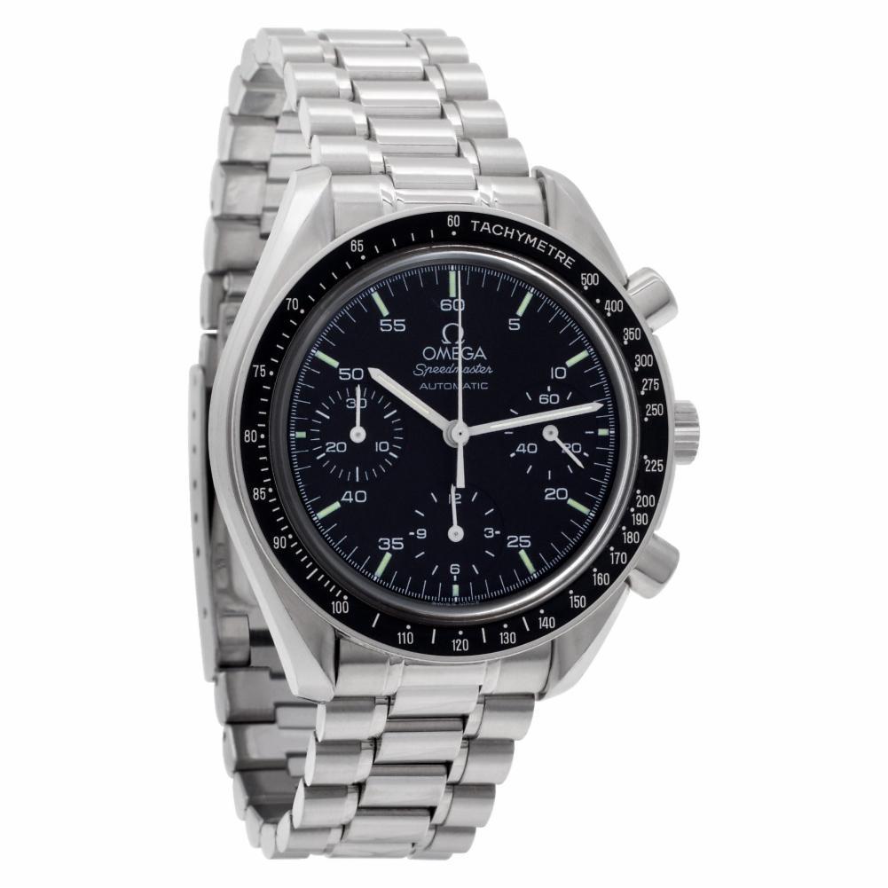 Certified Authentic Omega Speedmaster 3540, Black Dial In Excellent Condition For Sale In Miami, FL