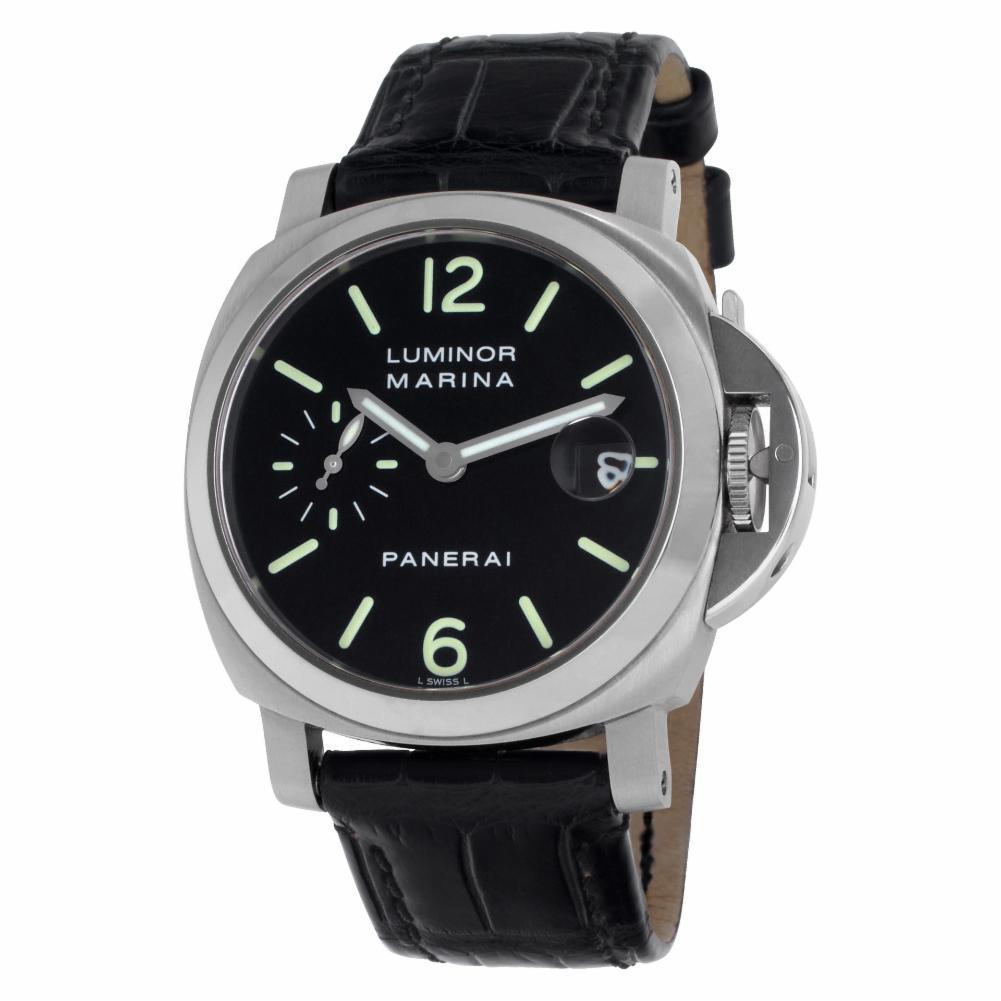 Contemporary Certified Authentic Panerai Luminor 5700, Blue Dial For Sale